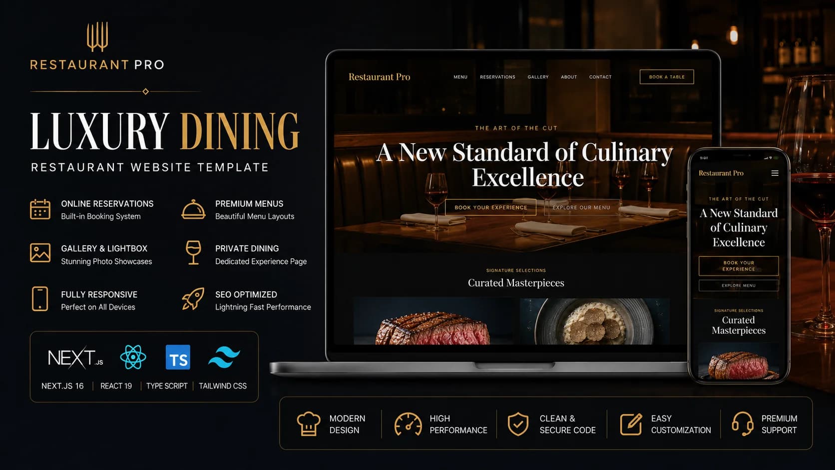 Restaurant Pro tablet view